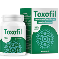 Toxofil - kapsulės, skirtos pagerinti virškinimo trakto veiklą