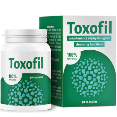 Toxofil - kapsulės, skirtos pagerinti virškinimo trakto veiklą