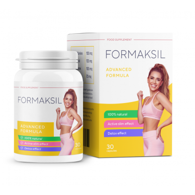 Formaksil - kapsulės efektyviam lieknėjimui